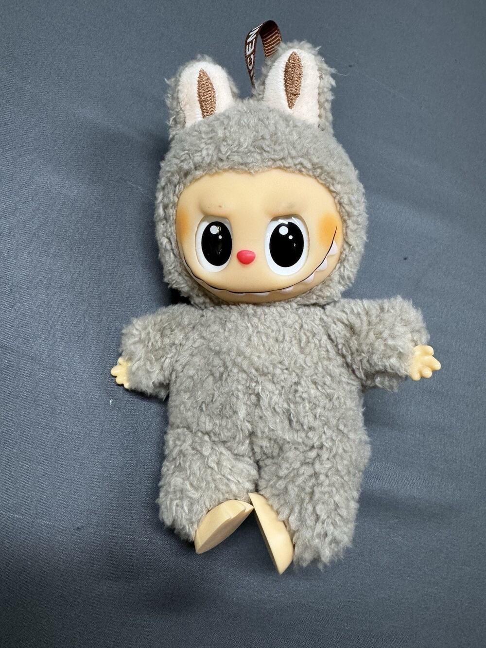 Sesame Bean Labubu Exciting Macaron Series Plush Pendant Authentic POP MART